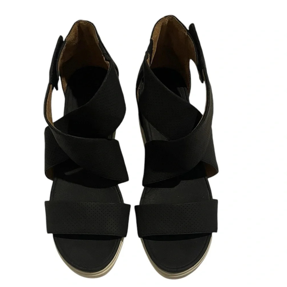 Dr Scholl’s Women's Sheena Wedge Black Sandal Size 8.5 - Picture 7 of 7